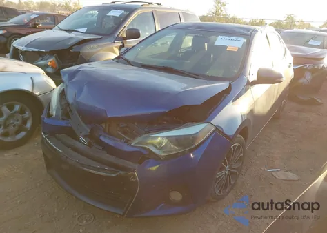 2014 Toyota Corolla S Plus from USA, damaged, VIN 2T1BURHE8EC219528